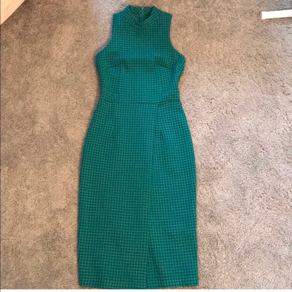 ASOS mock neck midi dress